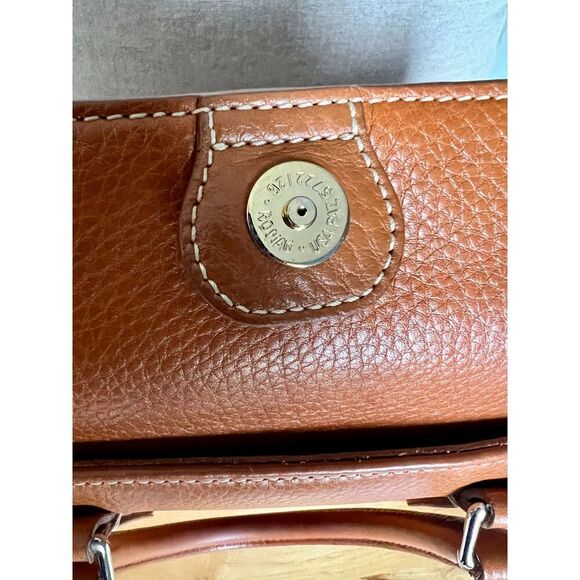 Dooney & Bourke Tan Janine Satchel Tote / Crossbody - Picture 4 of 14